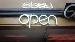lot 136 image: Neon Open Sign