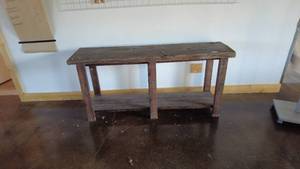 lot 32 image: Wooden accent table