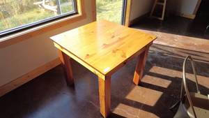 lot 44 image: Solid Wood Dining Table