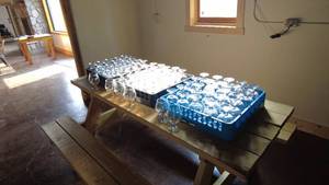 lot 61 image: Lot of Woodlore Cider Glasses in Trays