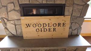 lot 66 image: Wooden Woodlore Cider Sign