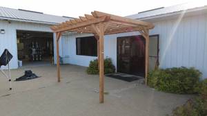 lot 68 image: Wooden Outdoor Pergola