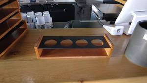 lot 77 image: Lot of Wooden Beer Flight Holders