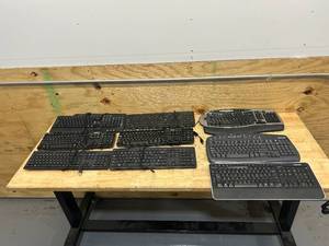 lot 121 image: Lot of 9- Computer Keyboards