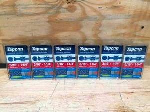 lot 66 image: Lot of 6 - Tapcon 316x1-14 Phillips Head 25 Packs Model # 24250