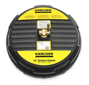 lot 67 image: Karcher 15-in 3200 PSI Rotating Surface Cleaner for Gas and Electric Pressure Washers (Retail $60.99) (0805248.10)