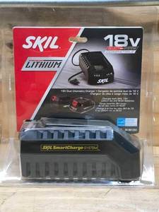 lot 72 image: Skil 18V Battery Charger Model # SC118C-LI