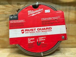 lot 82 image: Milwaukee 516 x 25 Inner Core Bulb Head Cable w Rust Guard Plating Model # 48-53-2561