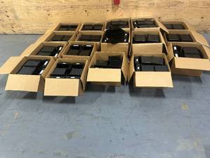 lot 125 image: QUANTUM Lot of 17 Boxes of- 6 Quart Black Bins (6 bins per box)