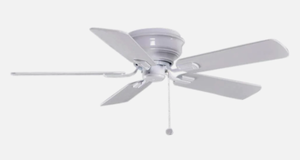 lot 29 image: Hampton Bay Hawkins 44 In. White Ceiling Fan Model # YG204-WH