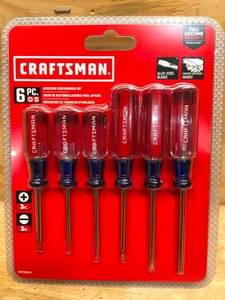 lot 99 image: Craftsman 6 Piece Jewelers Screwdriver Set 0829243