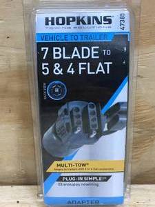 lot 102 image: Hopkins 7 Blade To 5 & 4 Flat Adapter Model # 47385 09162411.31