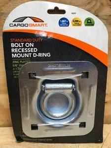 lot 107 image: Cargosmart Bolt On Recessed Mount D-Ring Model # 809