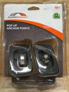 lot 109 image: Cargosmart 2 Piece Pop Up Anchor Points Model # 1760