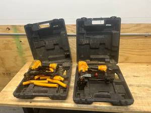 lot 133 image: BOSTITCH Lot of 2- Fastening Guns- 34 to 1-12