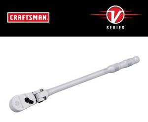 lot 119 image: CRAFTSMAN V-Series 80-Tooth 14-in Drive Comfort Grip Handle Ratchet (0917248)