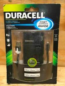 lot 169 image: Duracell 3 in 1 iPodiPhoneiPad charger