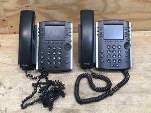 lot 185 image: Lot of 2 - Polycom Telephone Model # VVX401