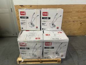 lot 2A image: TORO Lot of 10- 10 in. Tilling Width 43 cc 2-Cycle Gas Engine Cultivators (retail for $249.99 each)