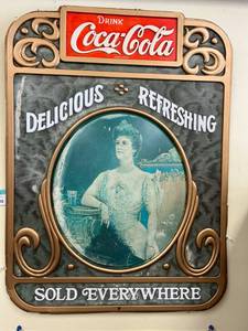lot 35 image: Plastic Coca-Cola Sign