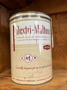 lot 48 image: Dextri-Maltose Tin