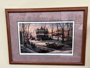 lot 50 image: Terry Redlin Homeward Bound 120500 19 12 x 27