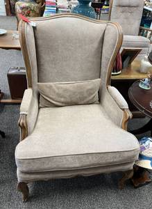 lot 65 image: Vintage Wingback Chair