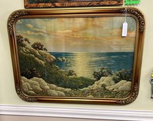 lot 74 image: Lakeside Litho by Frederick D Ogden 23 x 31