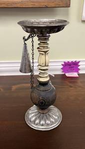 lot 82 image: Pillar Candle Holder with Snuffer