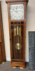 lot 90 image: Grandfather Clock