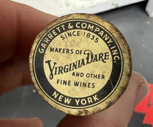 lot 119 image: Virginia Dare Wine Bottle