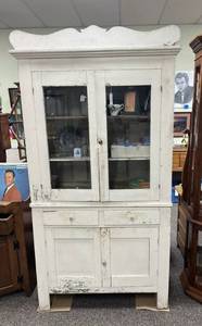 lot 132 image: Primitive Kitchen Cupboard