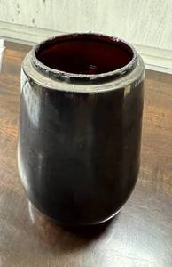 lot 163 image: Antique Red Glass For Rail Road Lantern