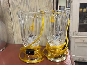 lot 167 image: Pair Electric Candles