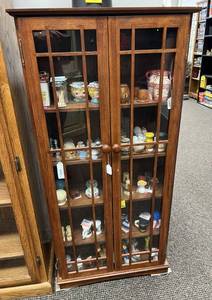 lot 170 image: Mission Style Bookcase