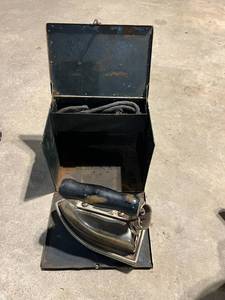 lot 276 image: Sunbeam Iron in Metal Case