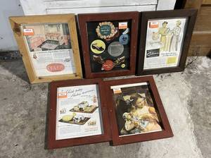lot 292 image: Framed Advertising