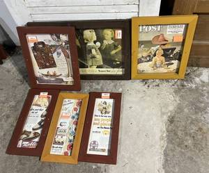 lot 293 image: Framed Advertising