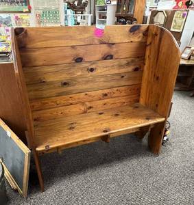 lot 337 image: Primitive Church Pew