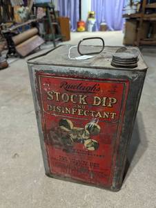 lot 208 image: Rawleighs Stock Dip Can