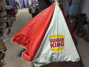 lot 244 image: Burger King Table Umbrella