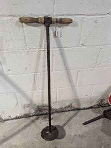 lot 245 image: Antique Post Hole Auger