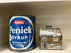 lot 353 image: Syrup Tins