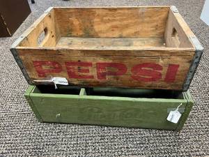 lot 364 image: Wood Pepsi Crates