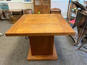 lot 385 image: Homemade Square Top Table