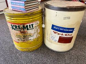 lot 391 image: Large Tins