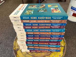 lot 392 image: Popular Mechanics Hard Cover Books Home Handyman
