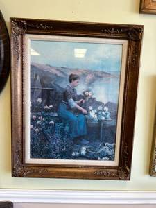 lot 431 image: Daniel Ridgeway Knight Framed Artwork