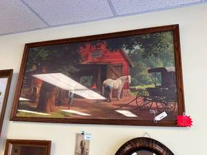 lot 432 image: Horse & Buggy Days by Paul Delefesen