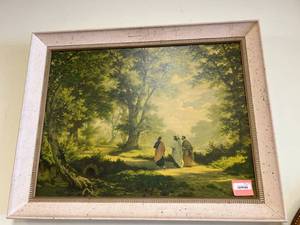 lot 434 image: Jesus Road to Emmaus Artwork